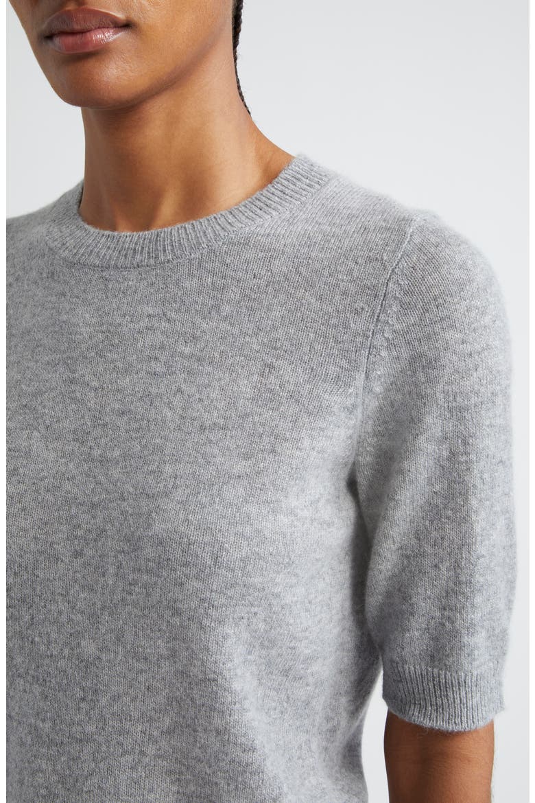 Shana Cashmere Sweater, Alternate, color, HEATHER GREY