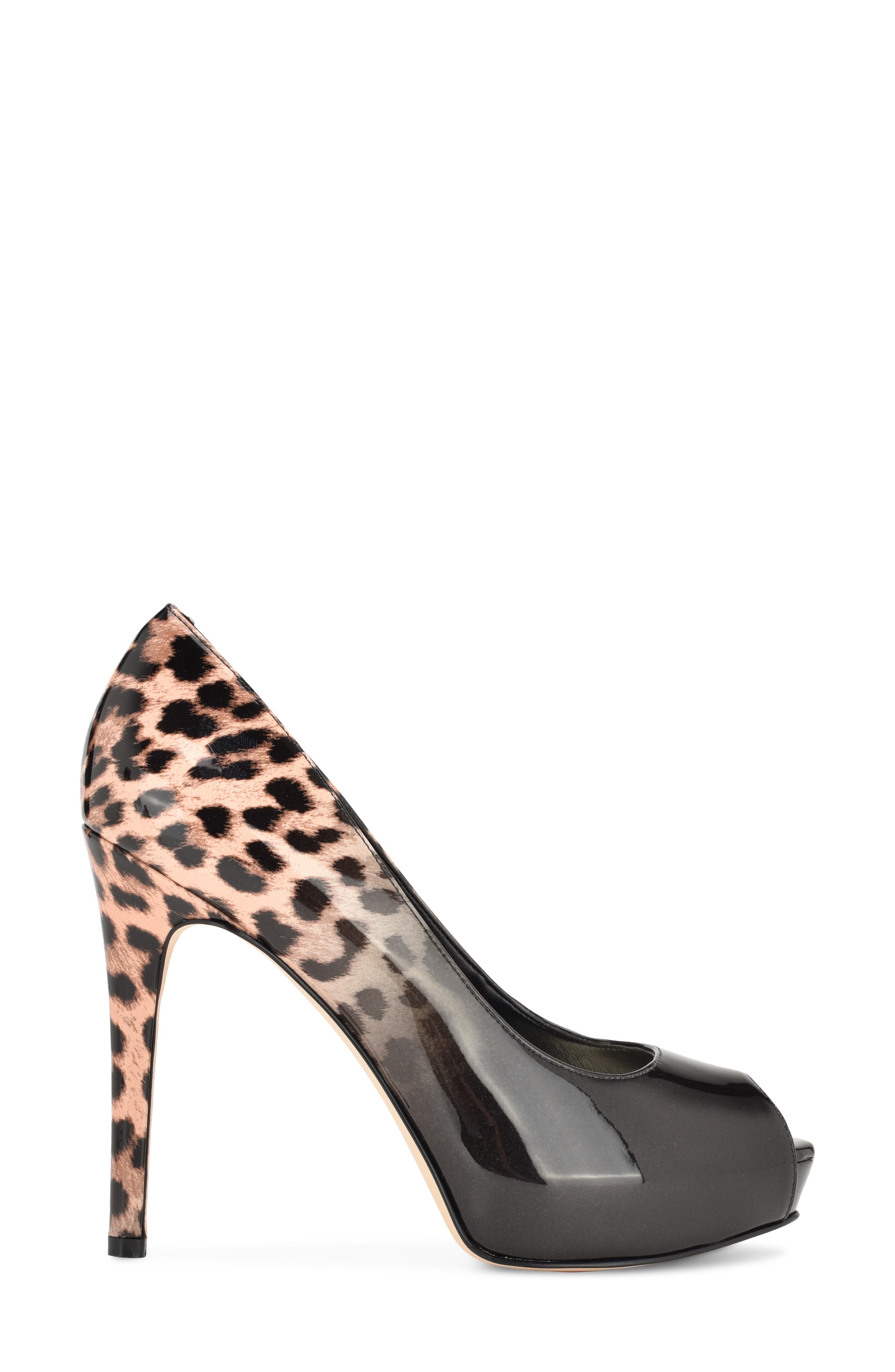 Nine West Hethr Peep Toe Platform Pump, Alternate, color, 