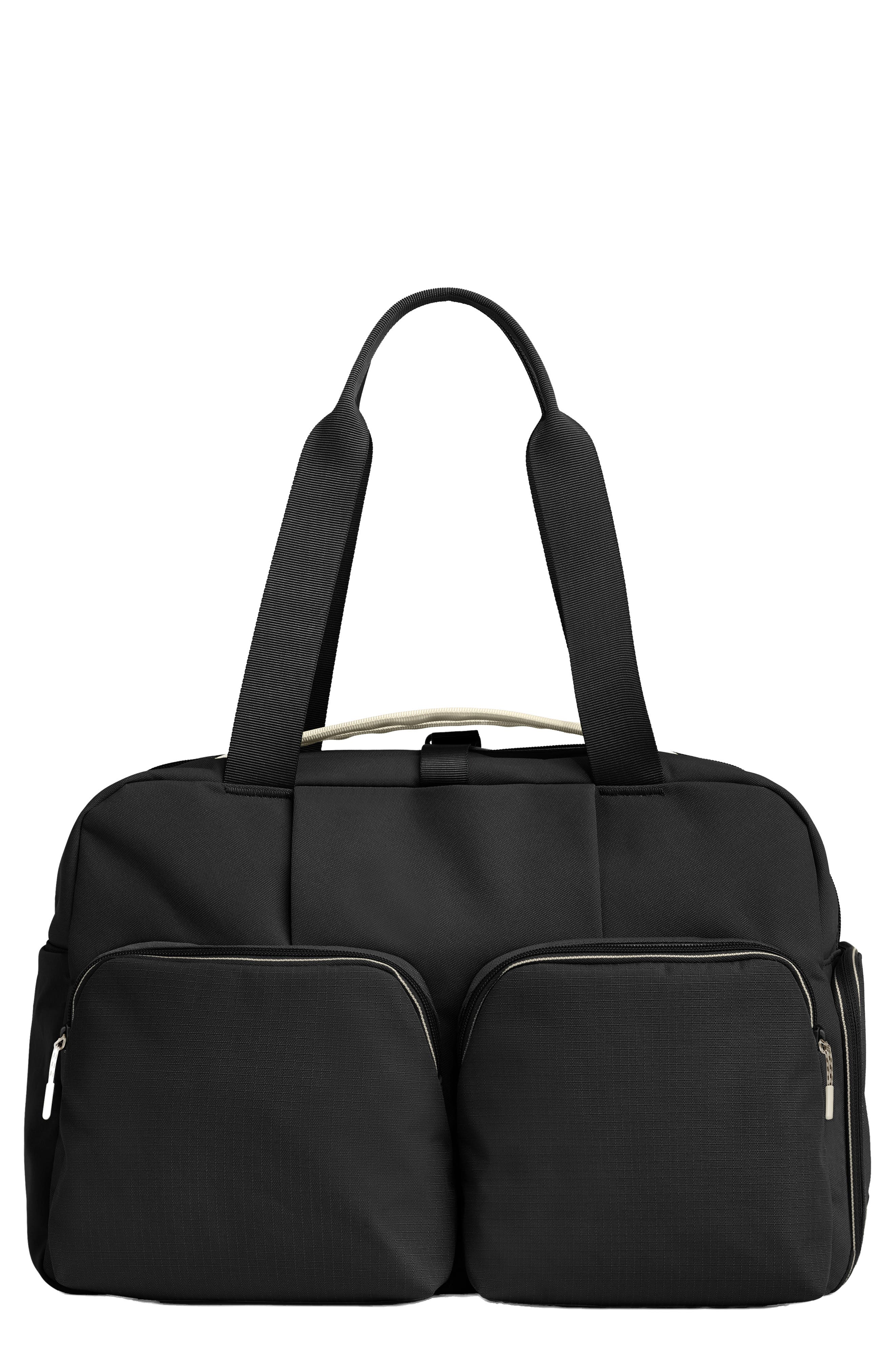 Away The Gym Duffle Bag, Main, color, Jet Black