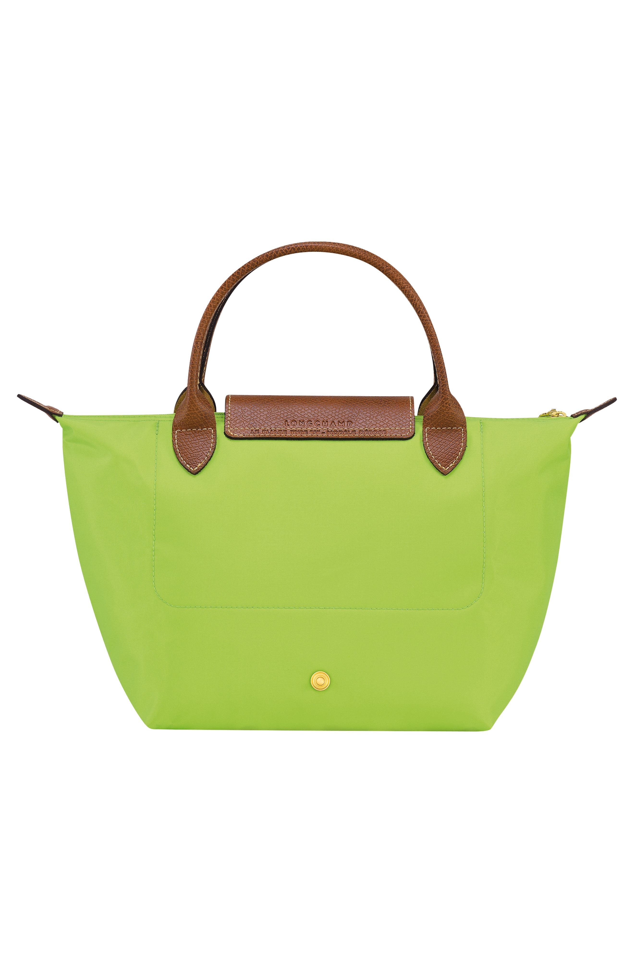 Longchamp Le Pliage Green Recycled Nylon Canvas Small Top Handle Bag, Alternate, color, 