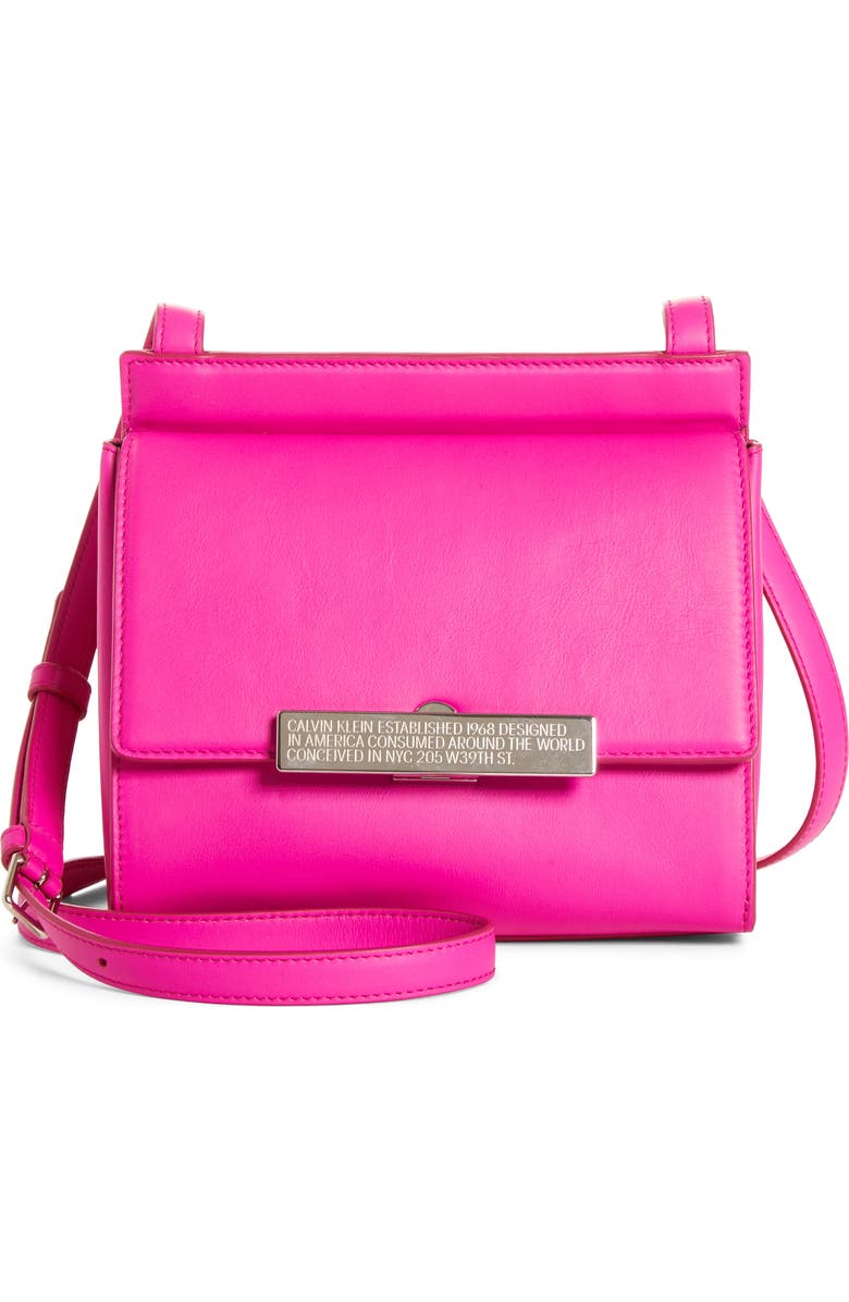 CALVIN KLEIN 205W39NYC Starr Leather Crossbody, Main, color,