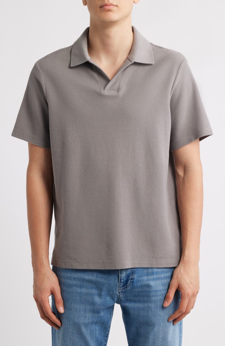 FRAME Jacquard Polo, Main, color, Storm Grey