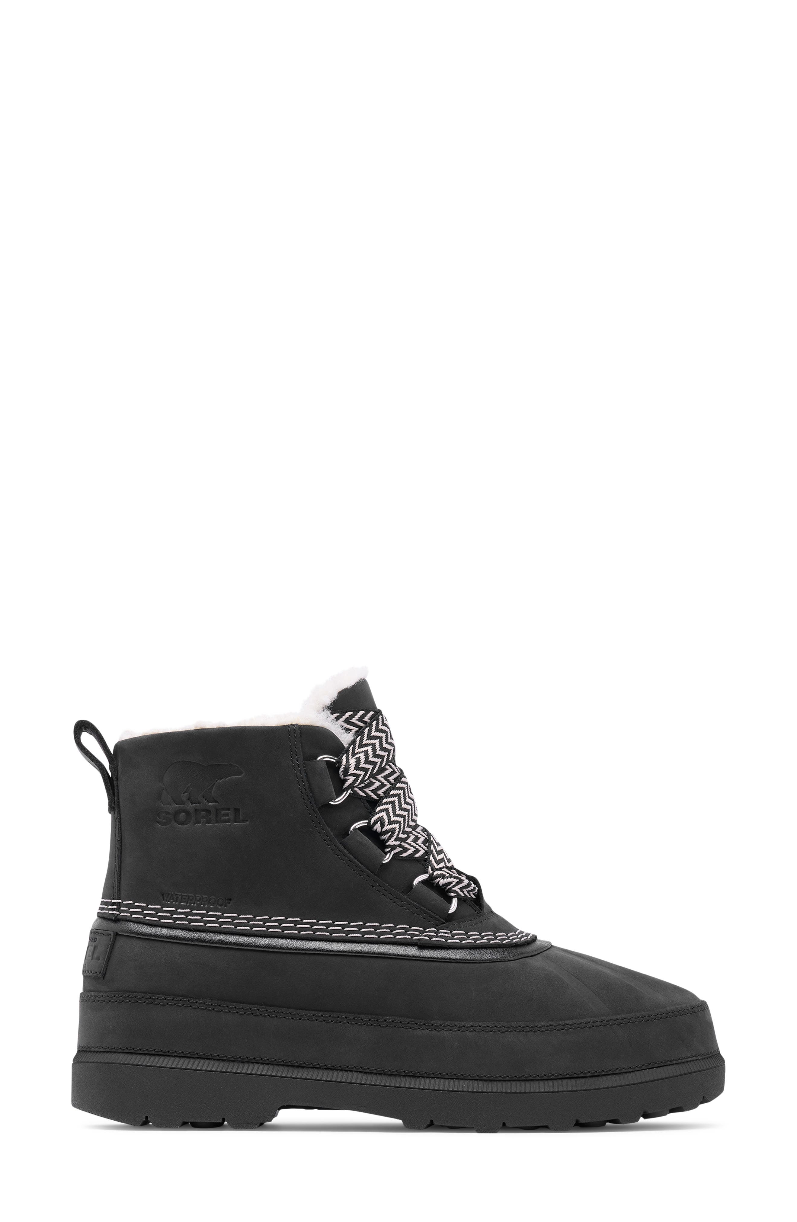 Ambler Fireside Waterproof Chukka Boot, Alternate, color, BLACK/ DARK STONE