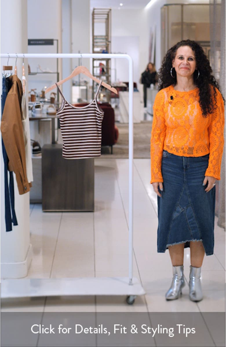 Carrie Stripe Knit Camisole, sales video thumbnail