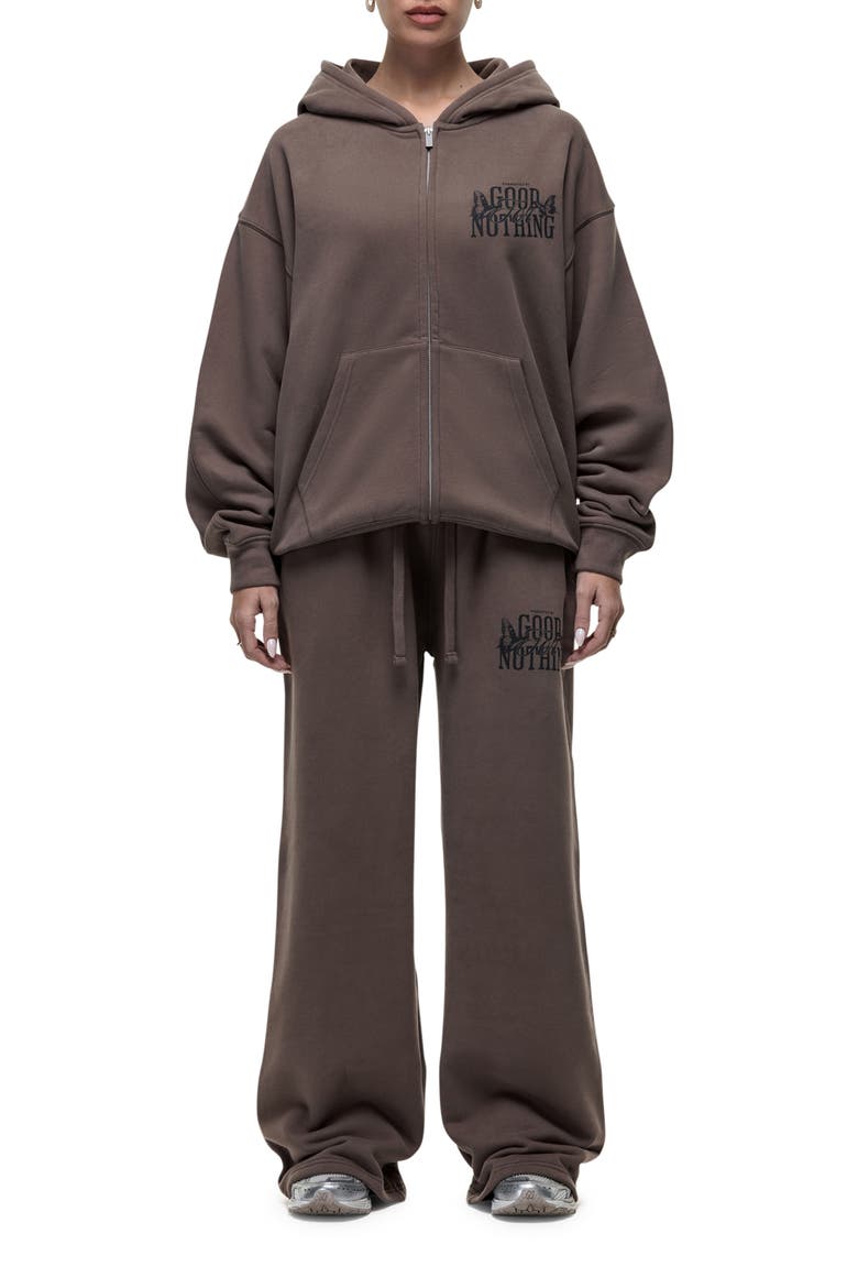 Dakota Taupe Relaxed Joggers, Alternate, color, Brown