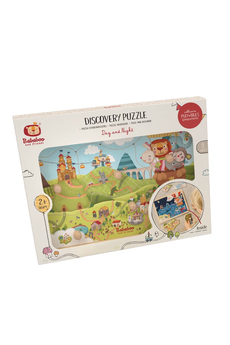 Day and Night Discovery Puzzle, Alternate, color, Blue