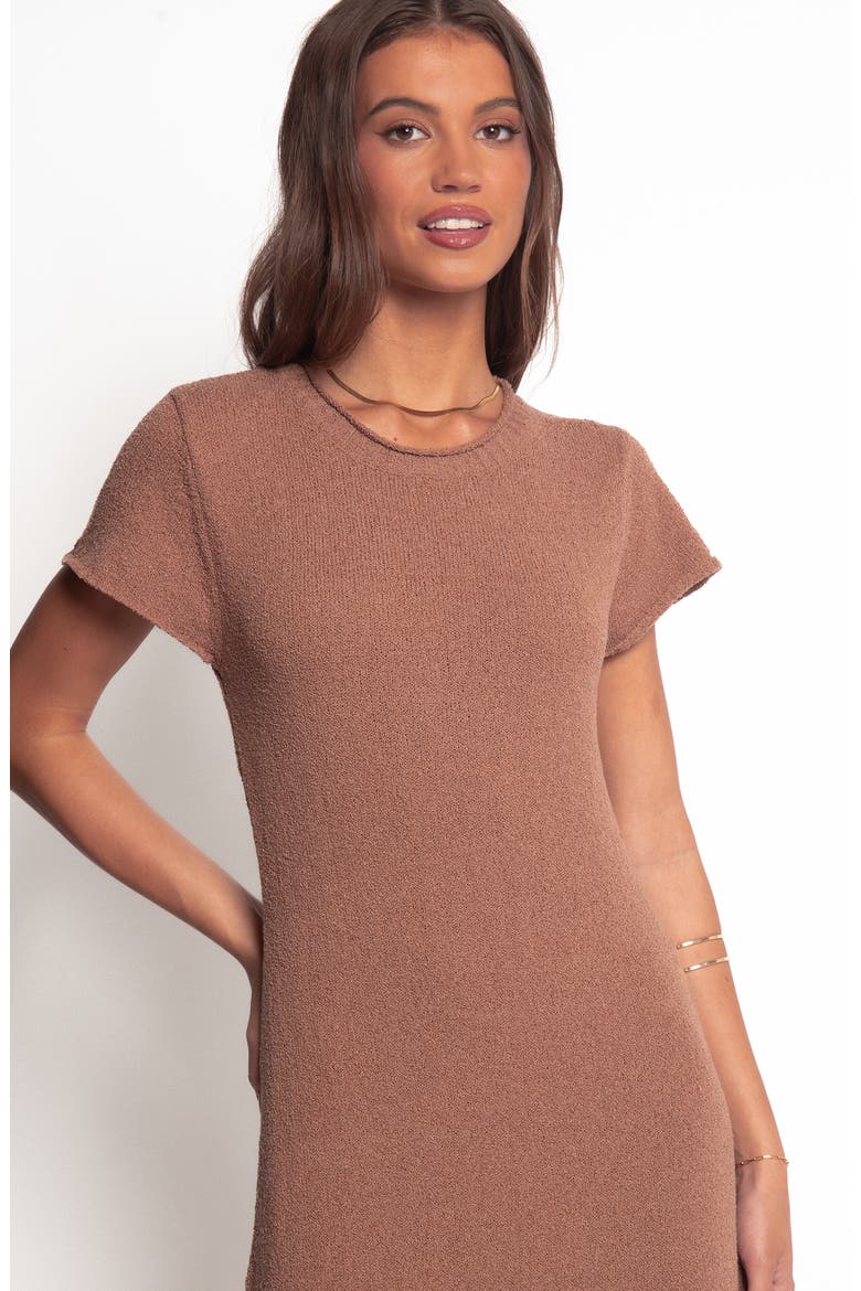 Lowell Short Sleeve Knit Maxi Sweater Dress, Alternate, color, MOCHA