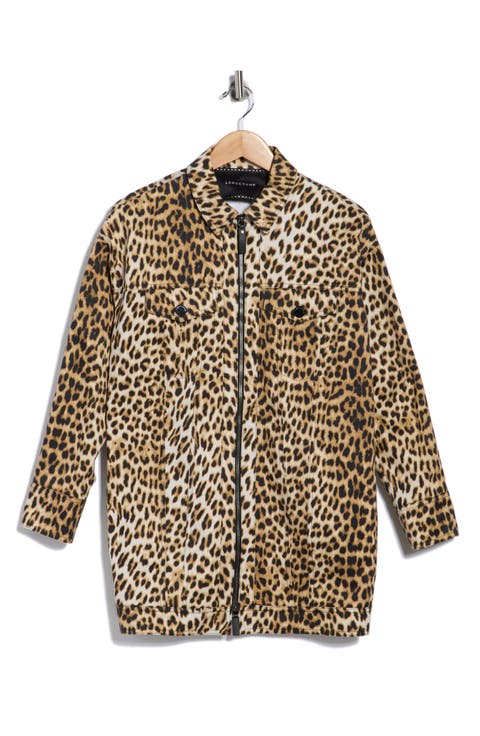 Leopard Print Cotton Jacket