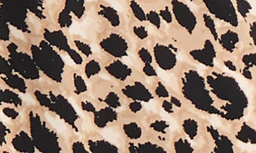 Kasper Leopard Print Knot Detail Sleeveless Knit Top In Animal Print