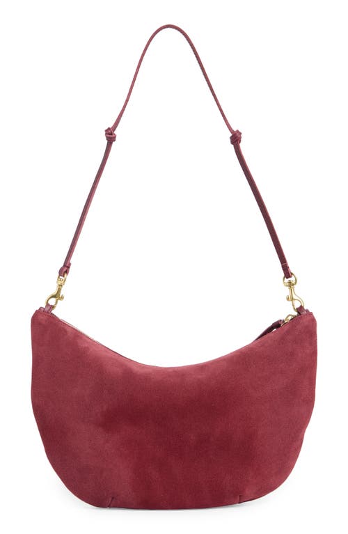Clare V . Luna Suede Shoulder Bag