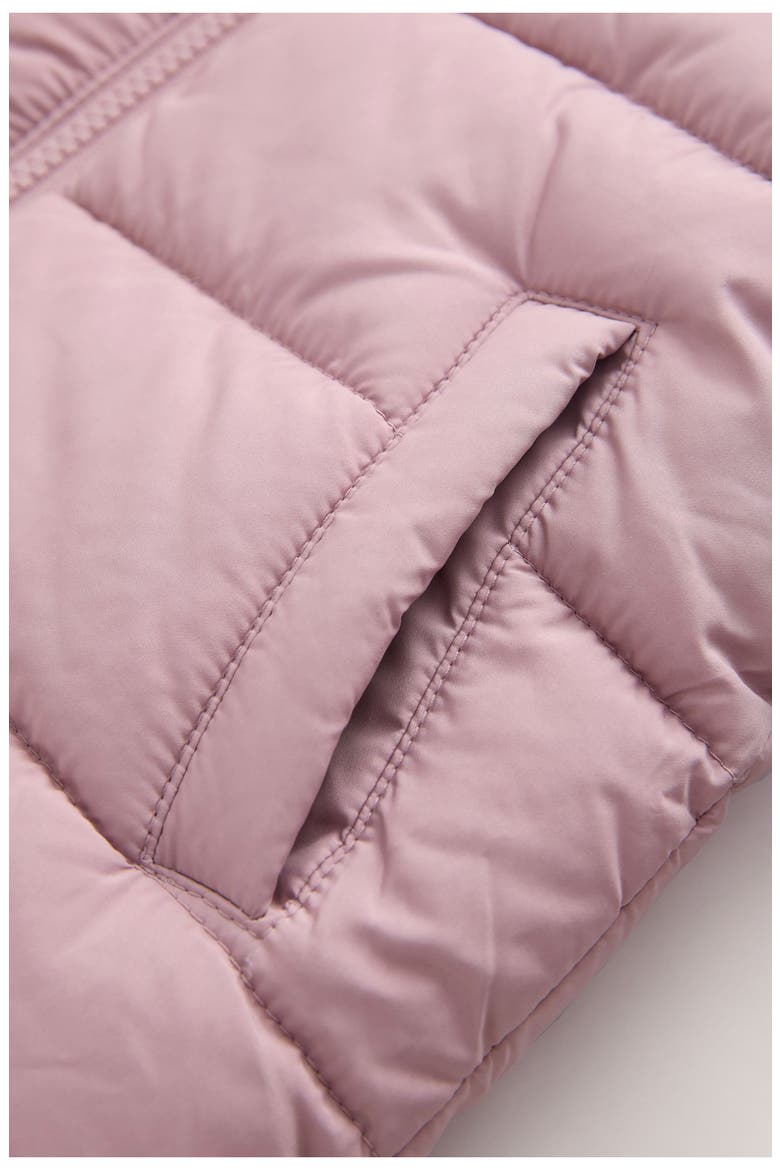 Kids' Channel Quilted Puffer Coat, Alternate, color, PINK