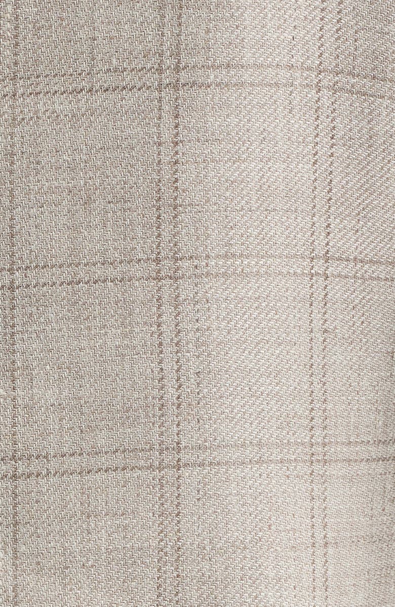 Vince Relaxed Fit Icon Linen, Wool & Silk Sport Coat, Alternate, color, Grey/ Taupe