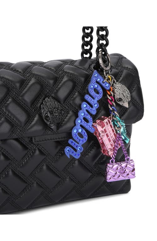 Kurt Geiger London Eagle Mix Charm Keychain In Blue
