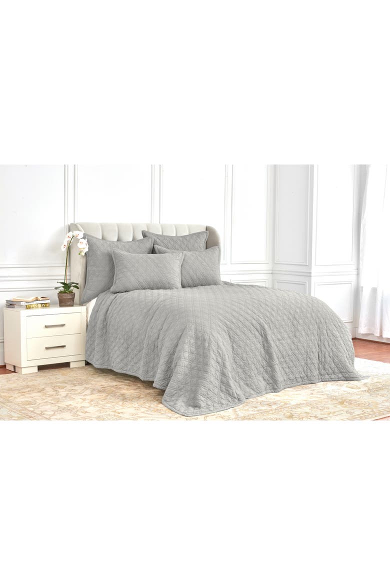 Emory 100% Cotton King Pillow Sham 20" x 36", Alternate, color, Grey