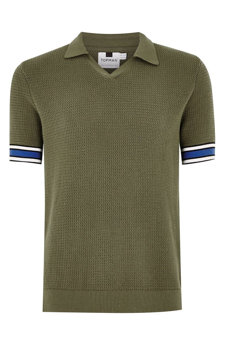 Topman Revere Collar Polo, Alternate, color, 