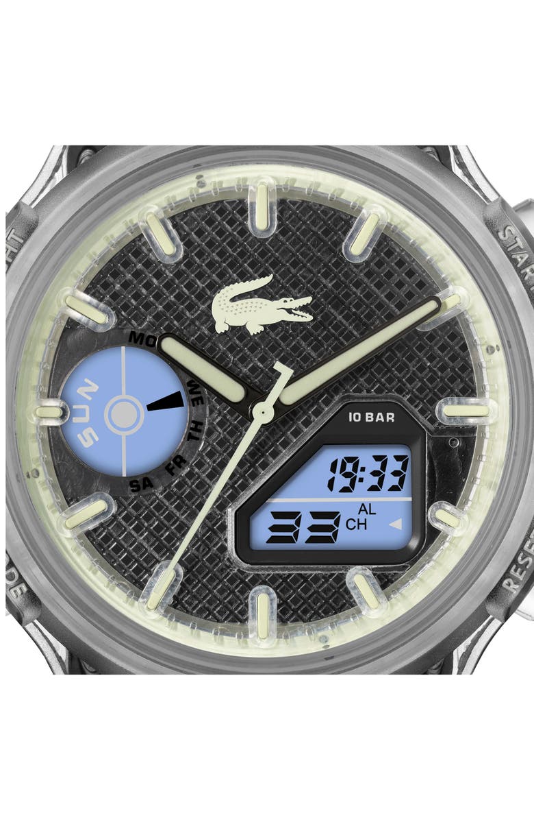 Lacoste LC33 Silicone Strap Watch, 44mm, Alternate, color,