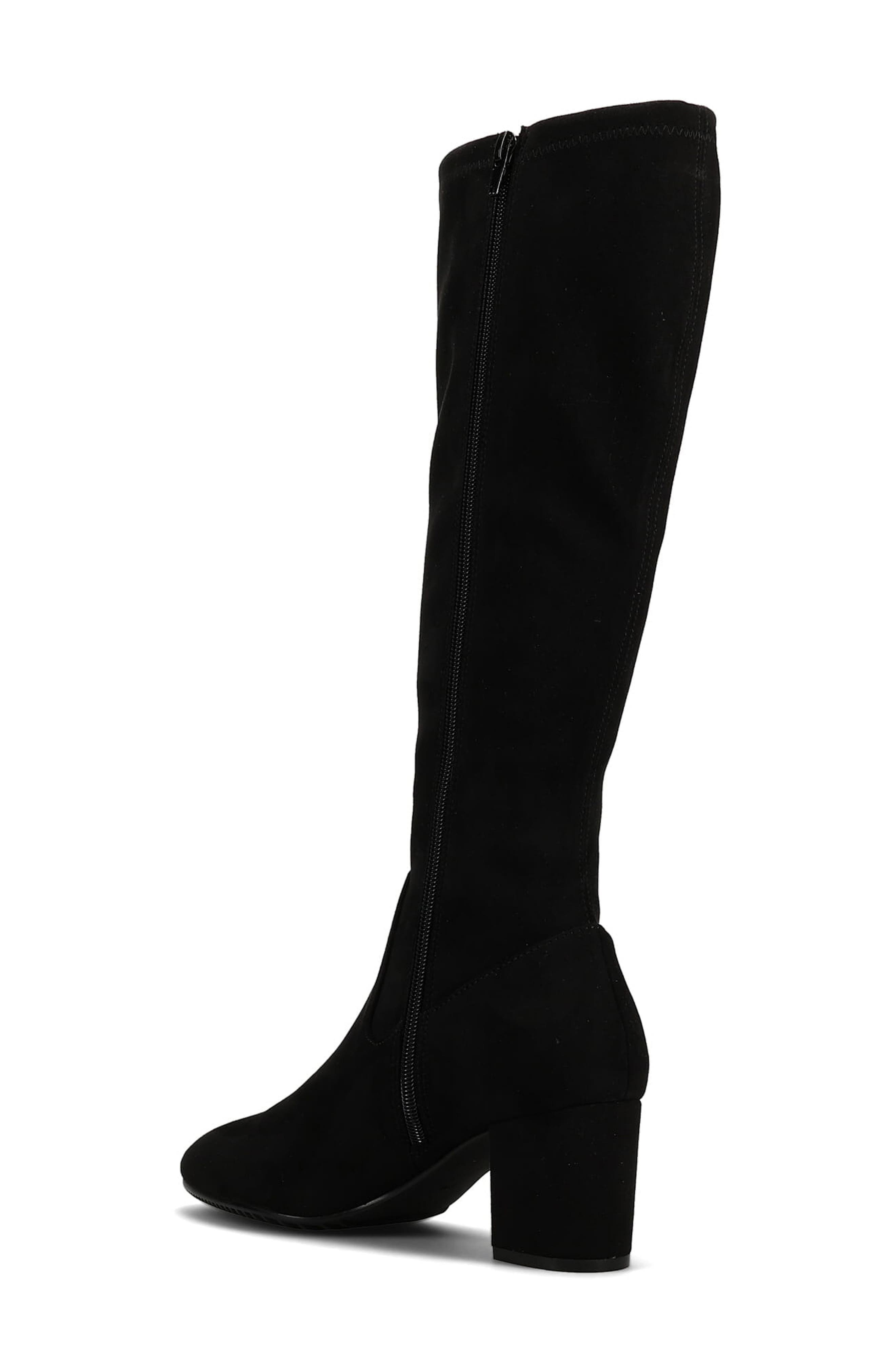 Sasha Knee High Boot, Alternate, color, BLACK