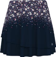 Original Penguin Zen Floral Double Layer Performance Skort