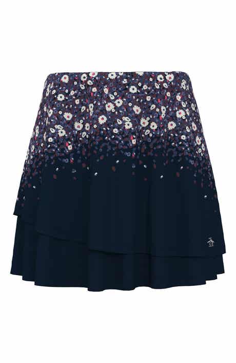 Zen Floral Double Layer Performance Skort