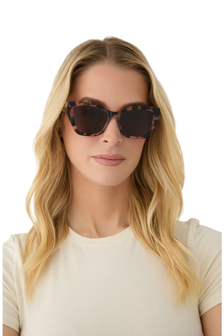 Evie 54mm Polarized Sunglasses, Alternate, color, HIMALAYAN TORTOISE / BROWN