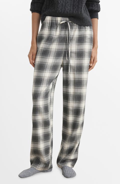 Plaid Flannel Pajama Pants