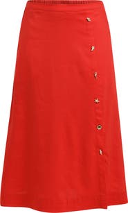La Blanca Harbor Breeze Midi Cover-Up Skirt