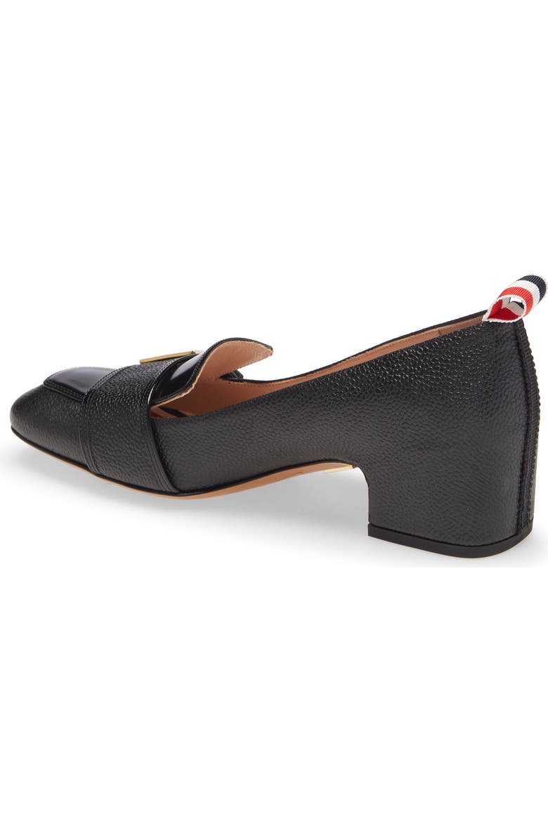 Thom Browne Block Heel Loafer Pump, Alternate, color,