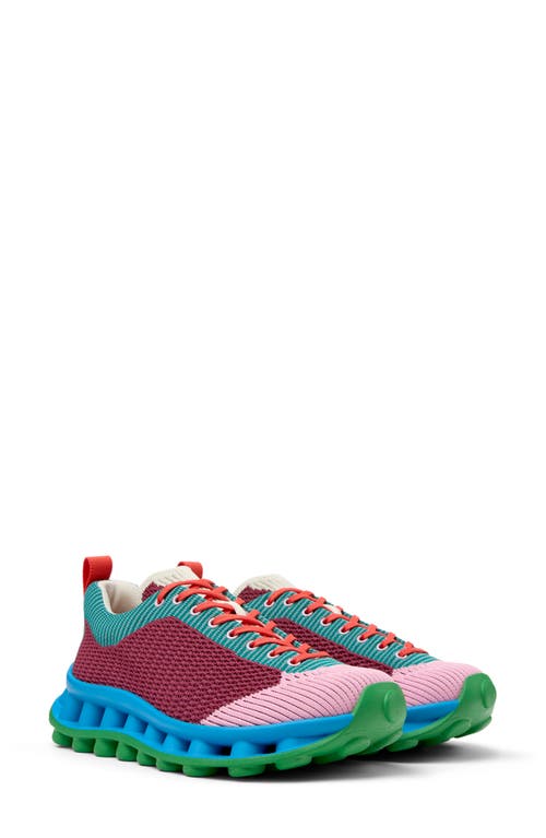 Camper By Sunnei Sneaker In Burgundy Multi