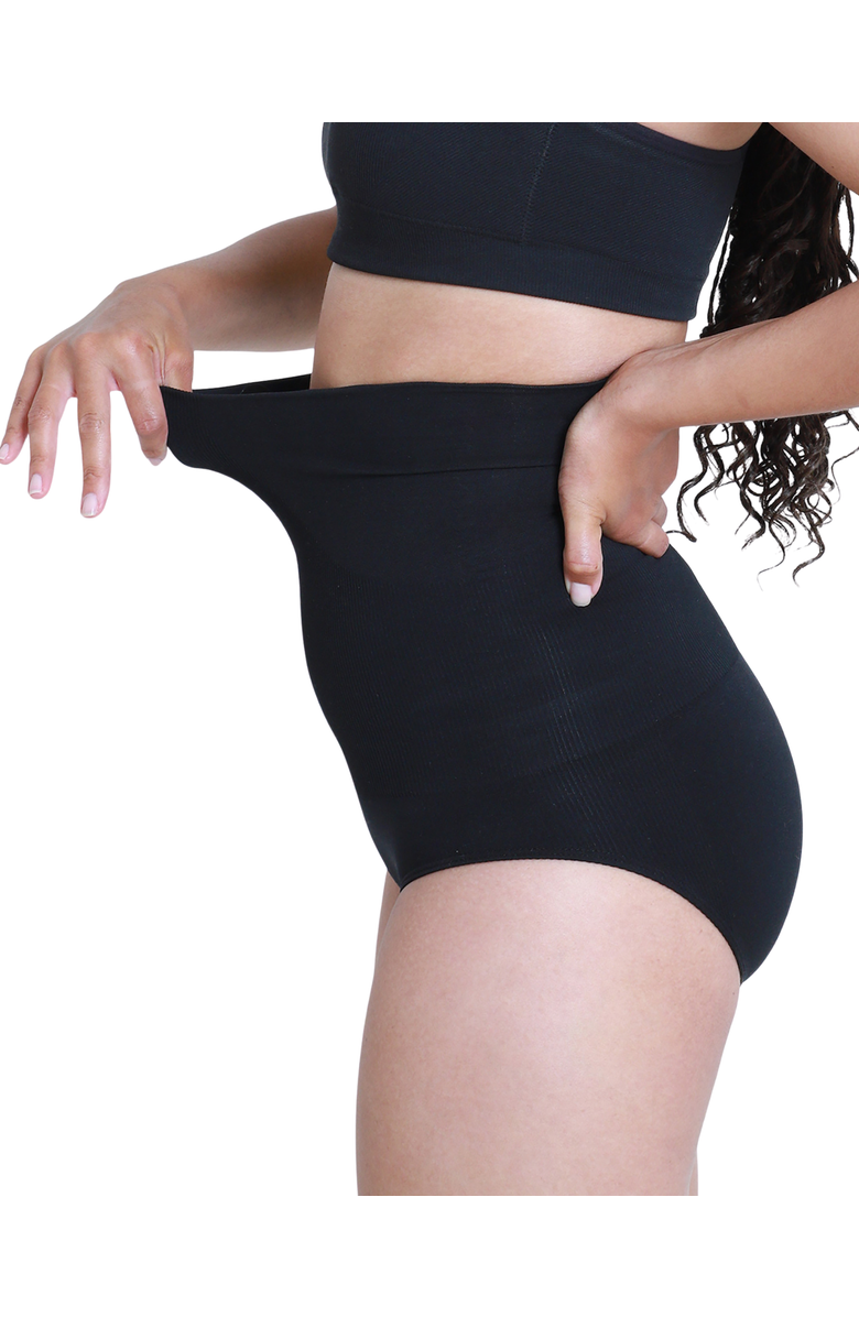 Ingrid & Isabel Postpartum Compression Undies, Alternate, color, Black