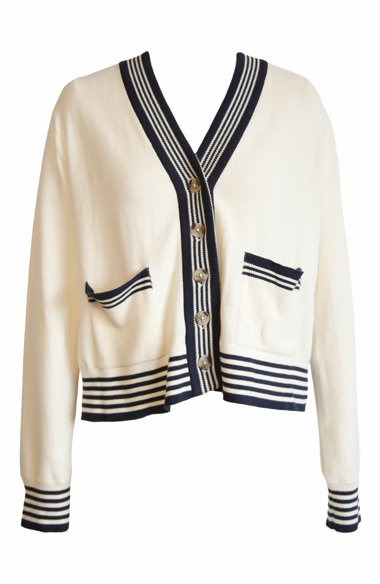 ABLE Madilyn Varsity Cardigan, Alternate, color,