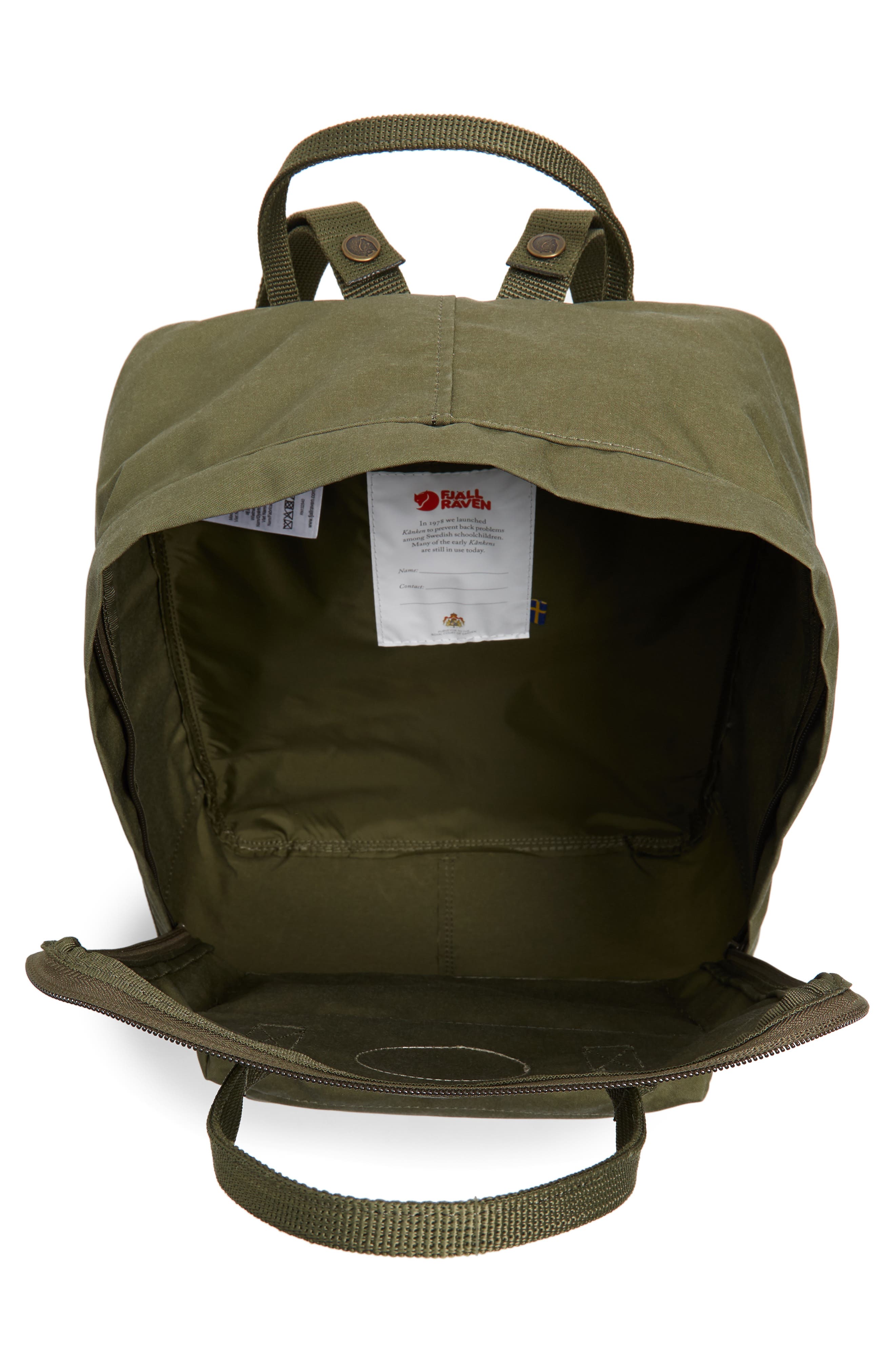 Kånken Water Resistant Backpack, Alternate, color, GREEN
