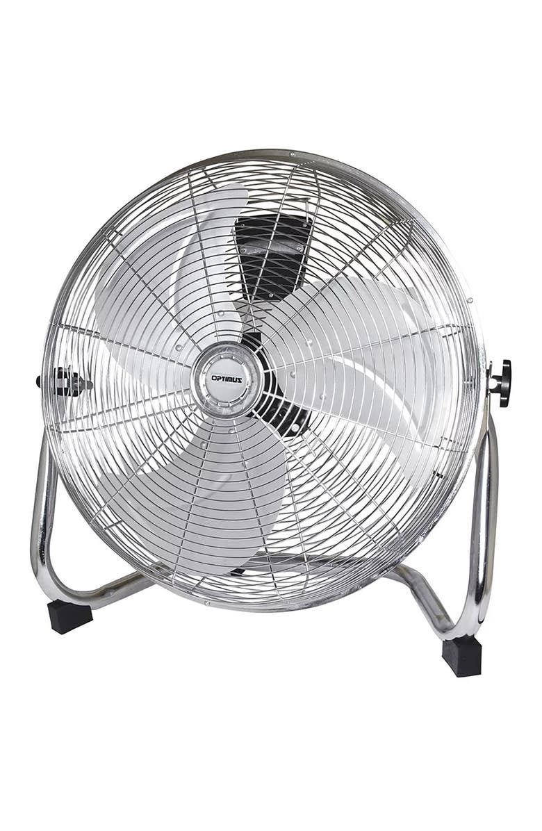 Optimus 12 in. Industrial Grade High Velocity Fan with Chrome Grill, Alternate, color, Chrome