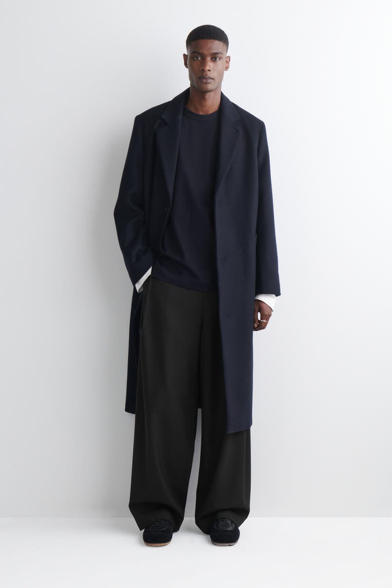 Oversized Pocket-detail T-shirt, Alternate, color, NAVY
