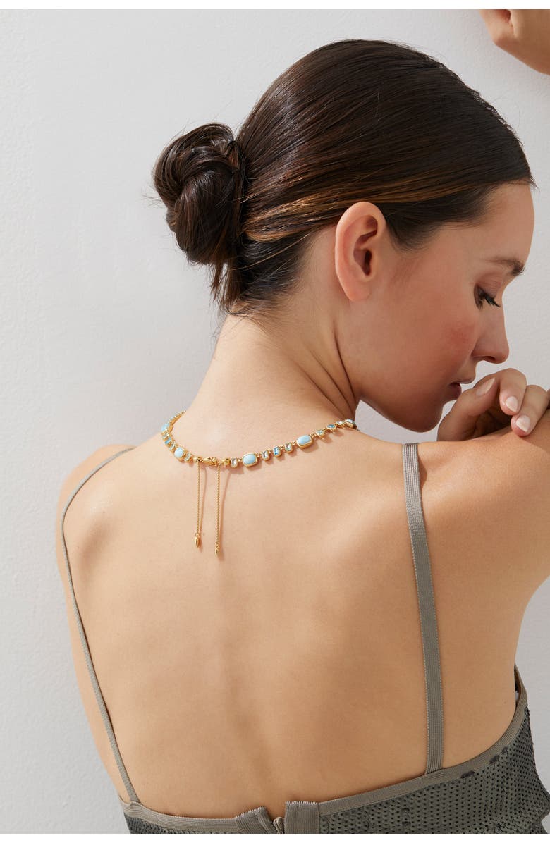 Nadri Cabarete Multi Adjustable Y Necklace, Alternate, color, Gold