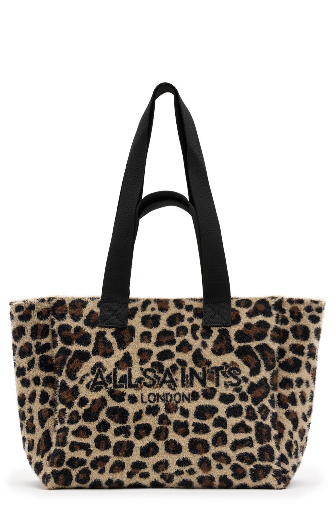 AllSaints Medium Izzy Recycled Polyester Fleece Tote | Nordstromrack