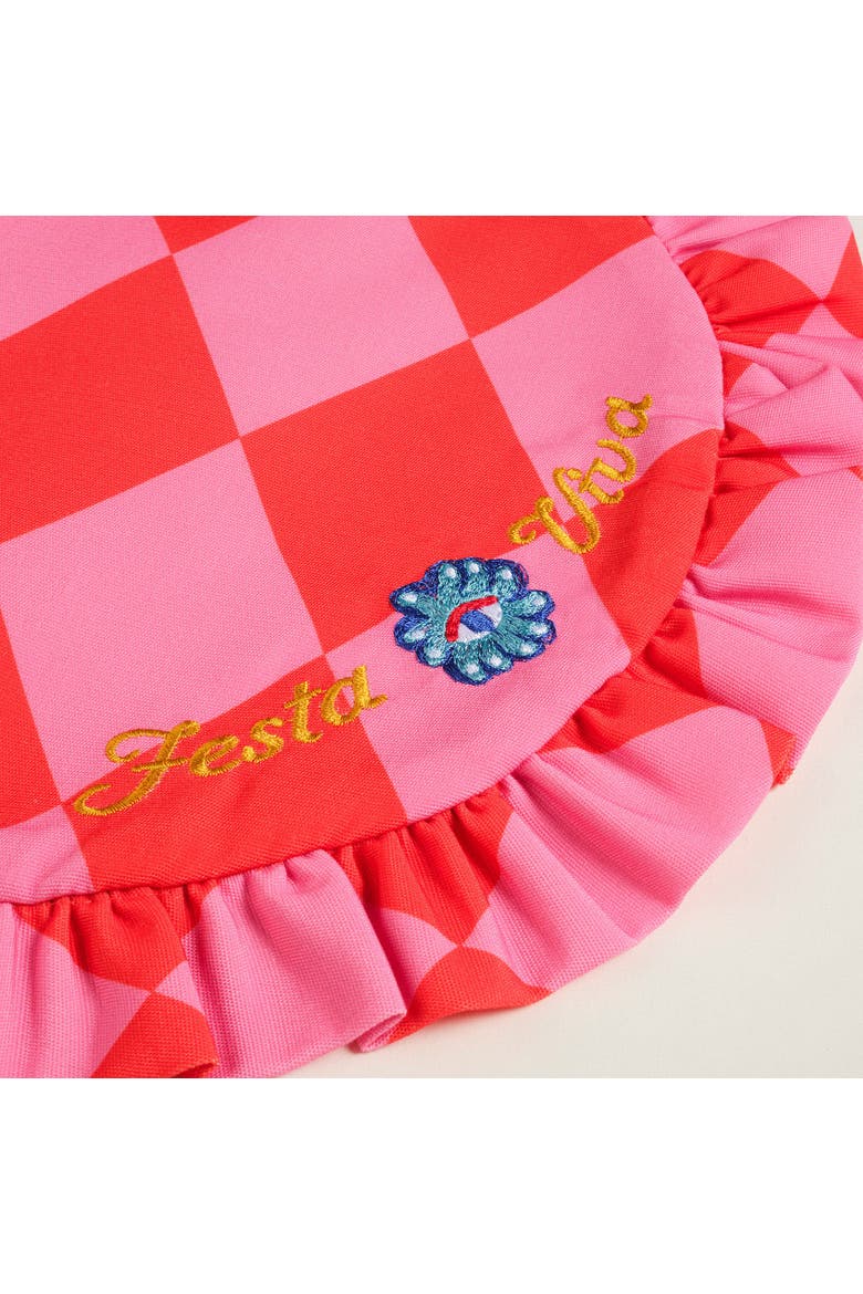 Place Mat 2 Pcs Set, Alternate, color, Pink-Red-Green-Blue