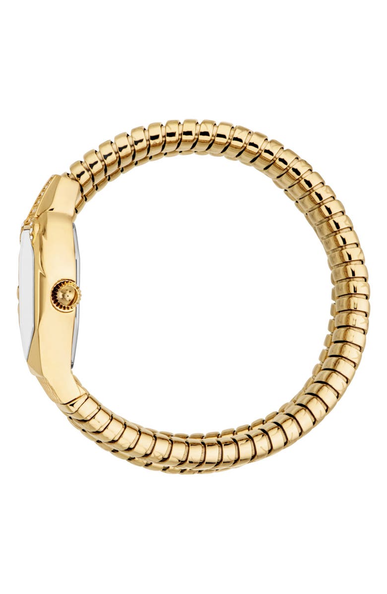 Just Cavalli Snake Wraparound Bracelet Watch, 22mm x 34.5mm, Alternate, color,