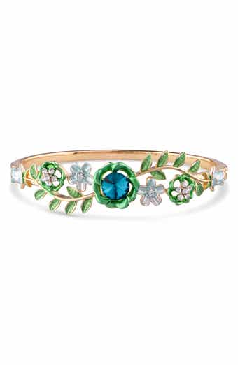 Floral Bouquet Hinge Bangle