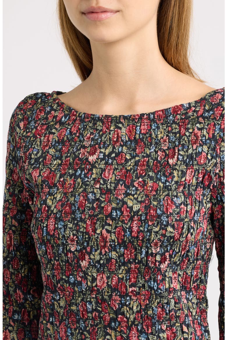 Dalia Minidress, Alternate, color, CHILTON FLORAL BLOCK