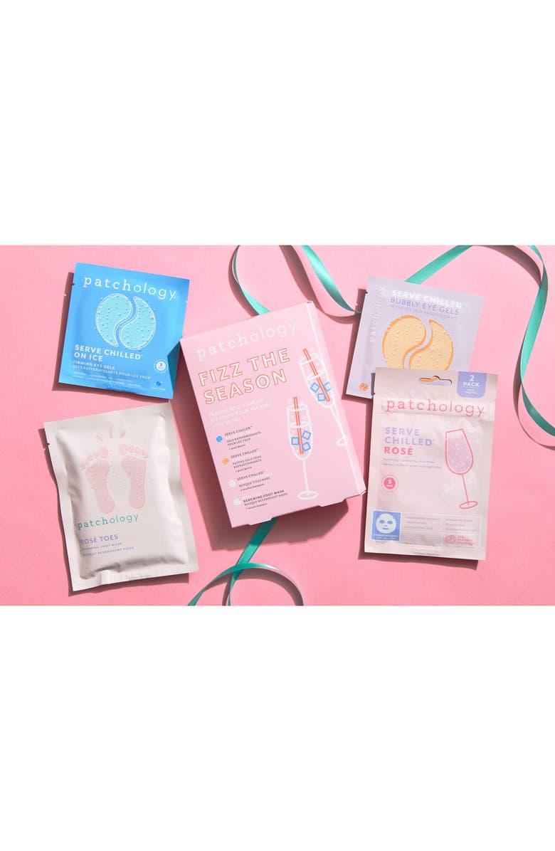 Patchology Fizz the Season Festive Self-Care Set $28 Value, Alternate, color, 