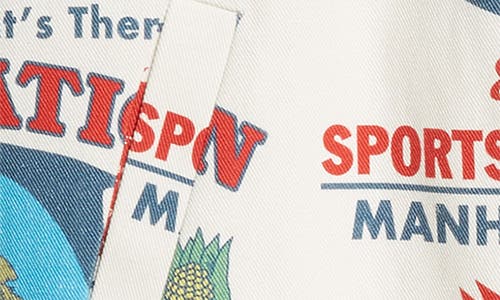 Bode Enrichment Jacket In White Multi