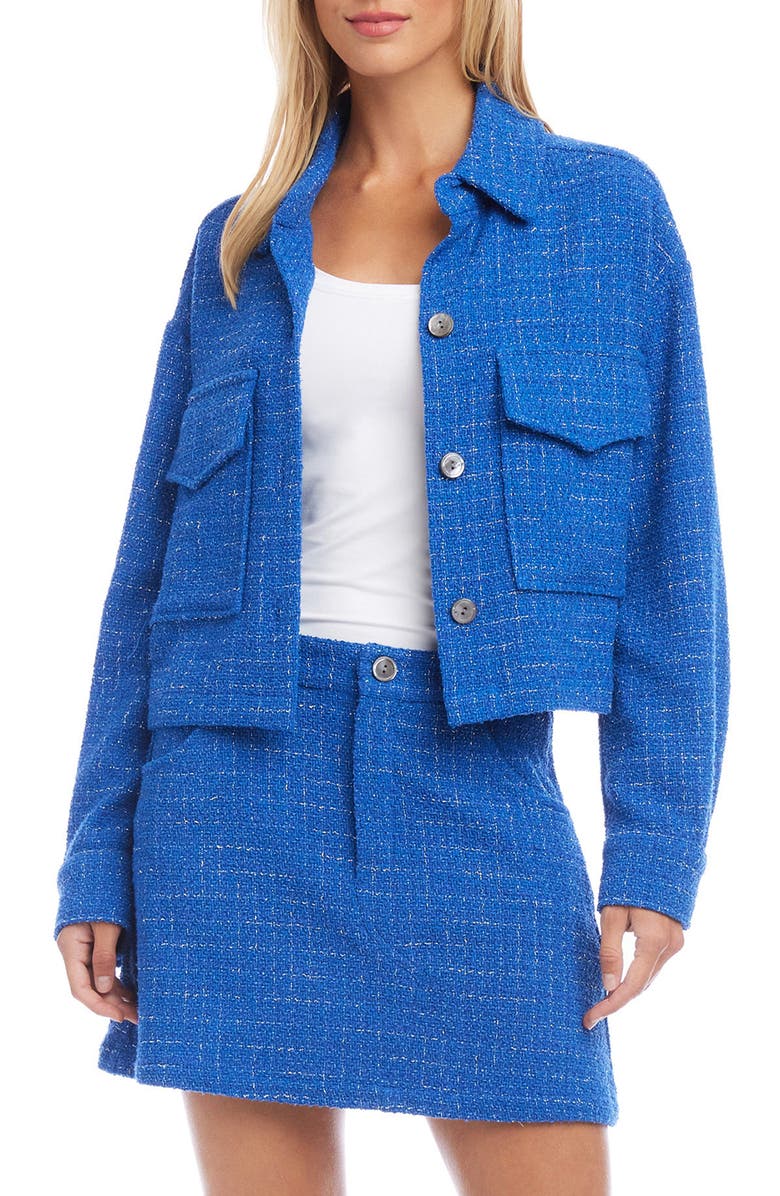 FIFTEEN TWENTY Jamie Tweed Jacket, Main, color, 