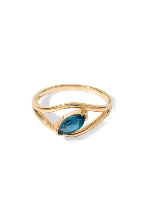 Marquise Lab Created Moissanite Bypass Ring