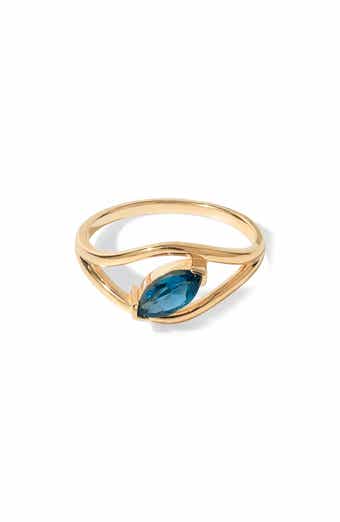 Marquise Lab Created Moissanite Bypass Ring