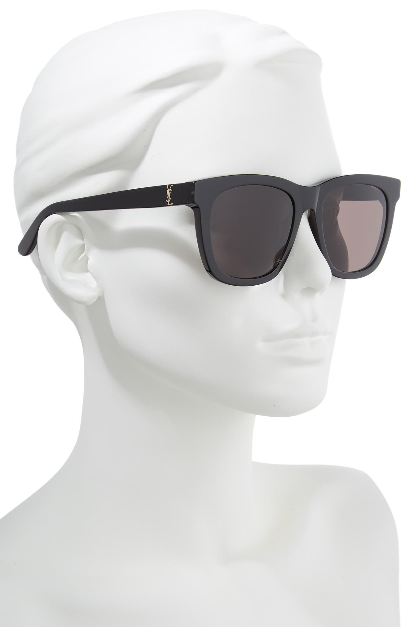Yves Saint Laurent Women\'s SLM40FN 55mm Square Frame Sunglasses Saint Laurent Square Monogram Sunglasses SL M40 004 Havana  main image 3