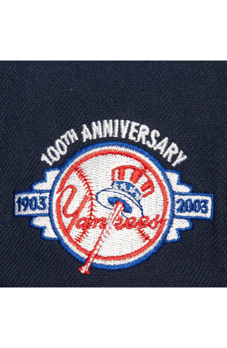 Mitchell & Ness Men's Mitchell & Ness Navy/Gray New York Yankees Bases Loaded Fitted Hat, Alternate, color, Navy