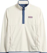 vineyard vines Harbor Fleece Snap Placket Pullover