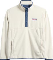 vineyard vines Harbor Fleece Snap Placket Pullover