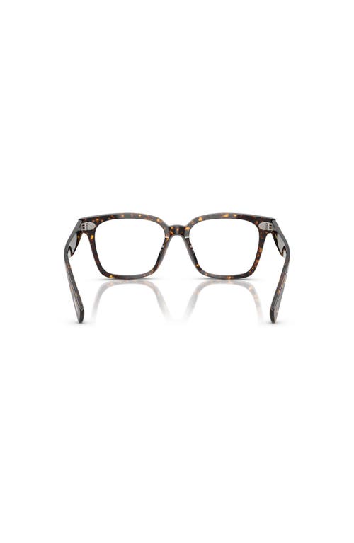 Oliver Peoples 51mm Rectangle Optical Glasses In Brown