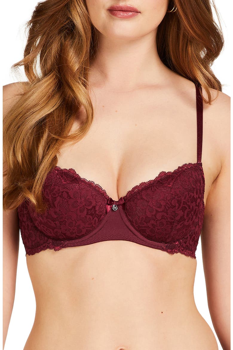 Marine Underwire Bra, Main, color, WINDSOR WINE